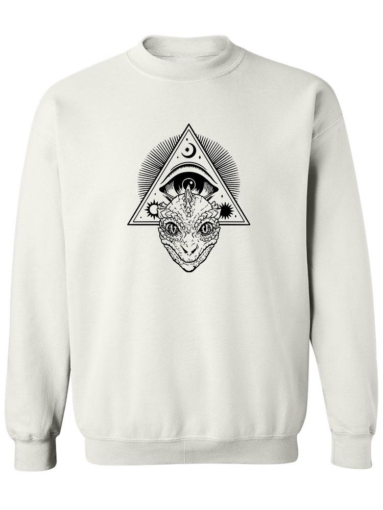 Triangle Eye And Reptile Sweatshirt -SPIdeals Designs
