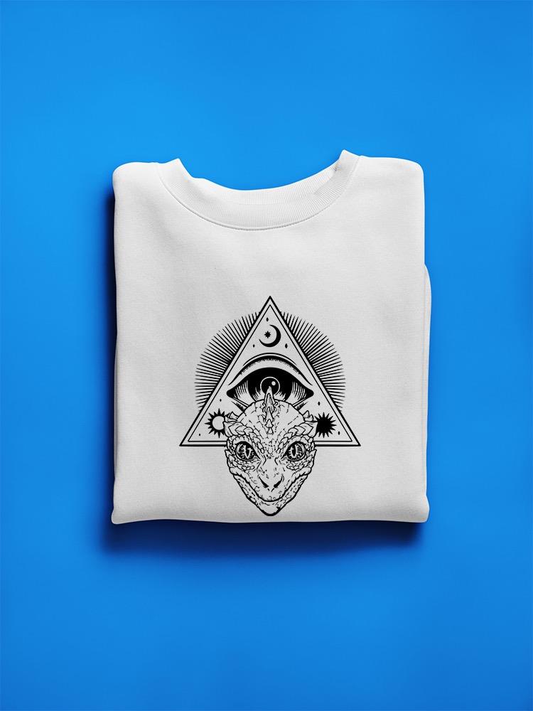 Triangle Eye And Reptile Sweatshirt -SPIdeals Designs