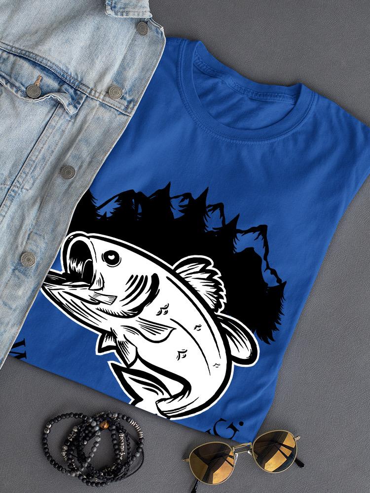 Walleye Fishing T-shirt -SPIdeals Designs