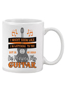 Playing Guitar In My Head Mug -SPIdeals Designs