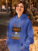 Playing Guitar In My Head Hoodie -SPIdeals Designs