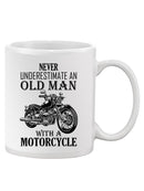 Old Man With A Motorcycle Mug -SPIdeals Designs