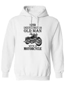 Old Man With A Motorcycle Hoodie -SPIdeals Designs