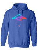 Ufo Lifting Human Hoodie -SPIdeals Designs