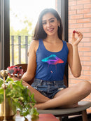 Ufo Lifting Human Racerback Tank -SPIdeals Designs