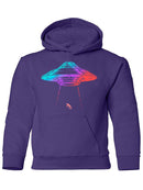 Ufo Lifting Human Hoodie -SPIdeals Designs