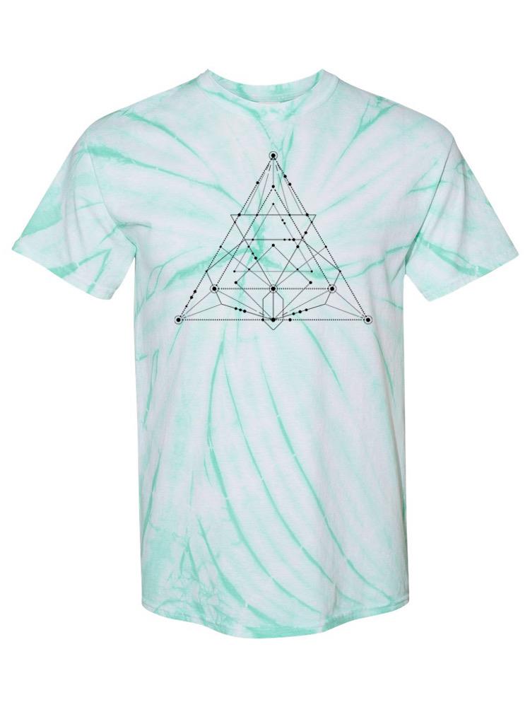 Triangle Shapes Tie Dye Tee -SPIdeals Designs