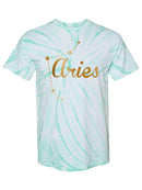 Aries Constellation Tie Dye Tee -SPIdeals Designs