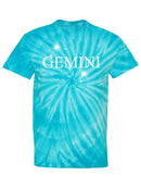 Gemini Sign Tie Dye Tee -SPIdeals Designs