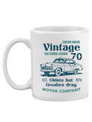Old School Car Mug -SPIdeals Designs
