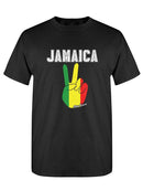 Jamaica Peace Sign T-shirt -SPIdeals Designs