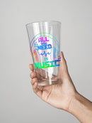 All You Need Is Music! Pint Glass -SPIdeals Designs