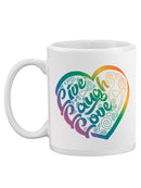 Live, Laugh Love Heart Mug -SPIdeals Designs
