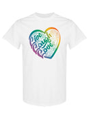 Live, Laugh Love Heart T-shirt -SPIdeals Designs