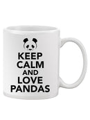 Keep Calm, Love Pandas Mug -SPIdeals Designs