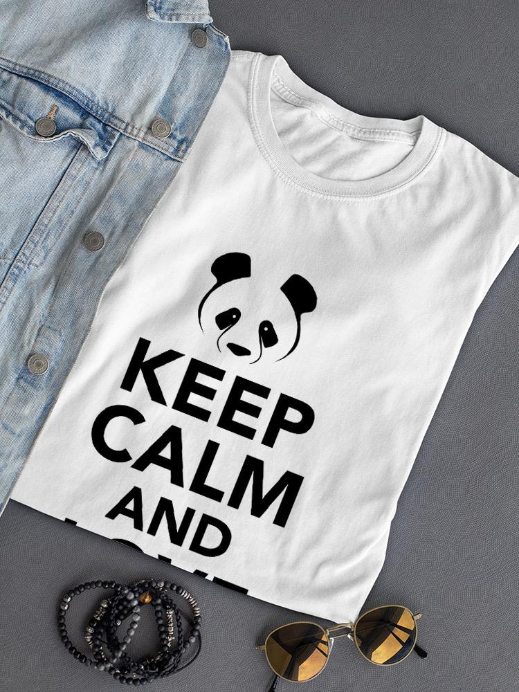 Keep Calm, Love Pandas T-shirt -SPIdeals Designs