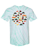 Japanese Sushi Tie Dye Tee -SPIdeals Designs
