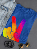Colorful Peace Sign T-shirt -SPIdeals Designs