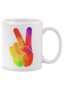 Colorful Peace Sign Mug -SPIdeals Designs