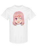 Winking Anime Girl T-shirt -SPIdeals Designs
