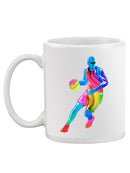 Colorful Basketball Player Mug -SPIdeals Designs