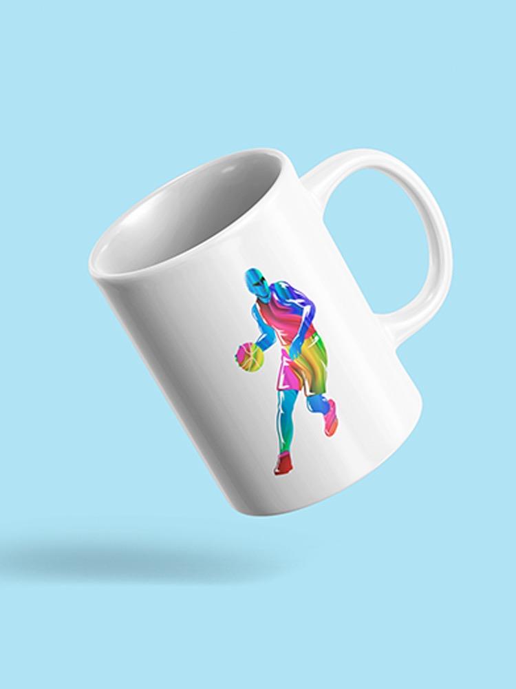 Colorful Basketball Player Mug -SPIdeals Designs