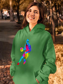 Colorful Basketball Player Hoodie or Sweatshirt -SPIdeals Designs
