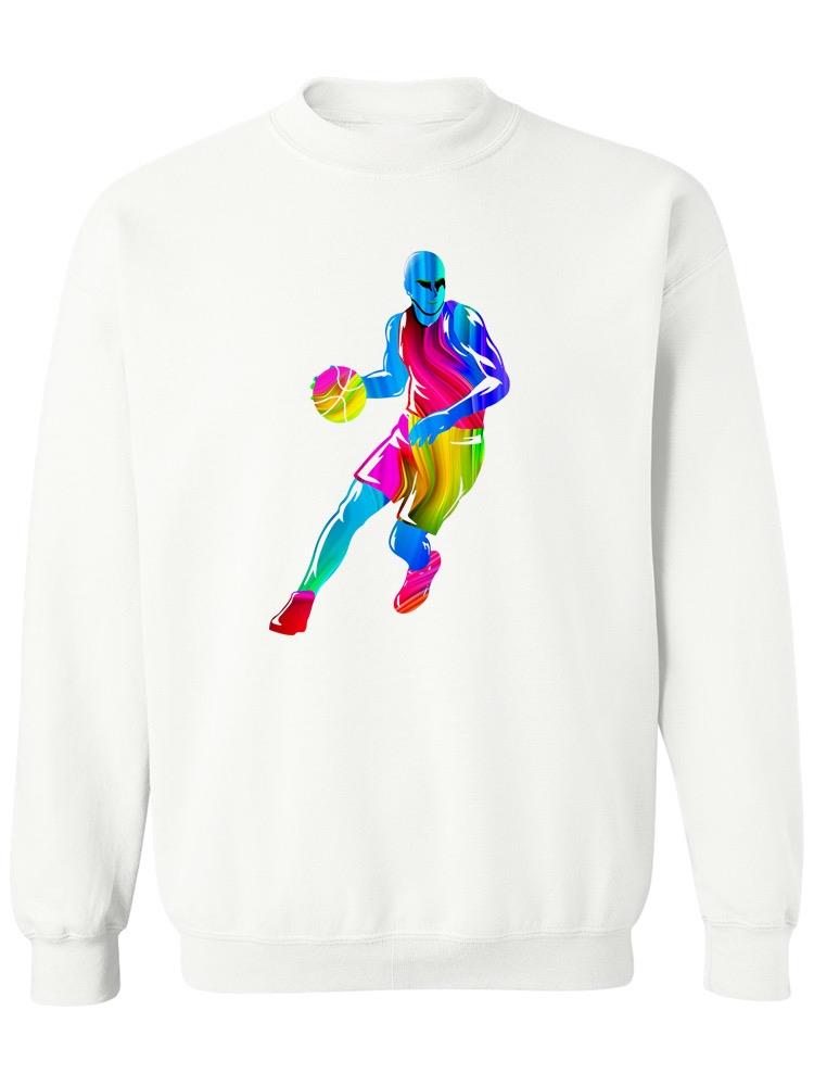 Colorful Basketball Player Hoodie or Sweatshirt -SPIdeals Designs