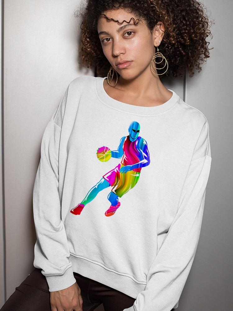 Colorful Basketball Player Hoodie or Sweatshirt -SPIdeals Designs