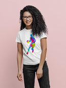 Colorful Basketball Player T-shirt -SPIdeals Designs