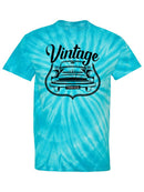 Vintage Car Tie Dye Tee -SPIdeals Designs