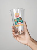 Five More Minutes Controller Pint Glass -SPIdeals Designs