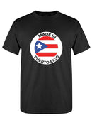 Made In Puerto Rico Flag  T-shirt -SPIdeals Designs