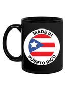 Made In Puerto Rico Flag  Mug -SPIdeals Designs