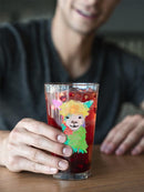 Colorful Llama Pint Glass -SPIdeals Designs