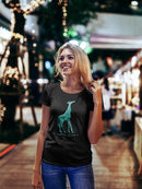 Crystal Giraffe T-shirt -SPIdeals Designs