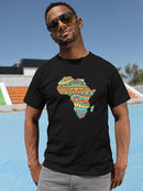 Africa Country Map T-shirt -SPIdeals Designs