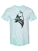 Howling Wolf Tie Dye Tee -SPIdeals Designs
