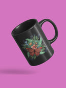 Flower With Butterflies Mug -SPIdeals Designs