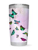 Butterflies In A Group Tumbler -SPIdeals Designs