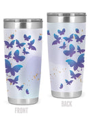 Butterflies Flying Tumbler -SPIdeals Designs