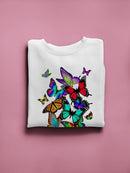 Cute Butterflies Hoodie or Sweatshirt -SPIdeals Designs