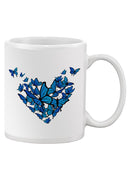 Butterflies Forming A Heart. Mug -SPIdeals Designs