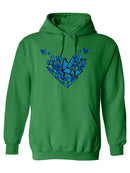 Butterflies Forming A Heart. Hoodie -SPIdeals Designs