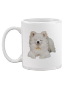Pomeranian Dog Sitting Mug -SPIdeals Designs