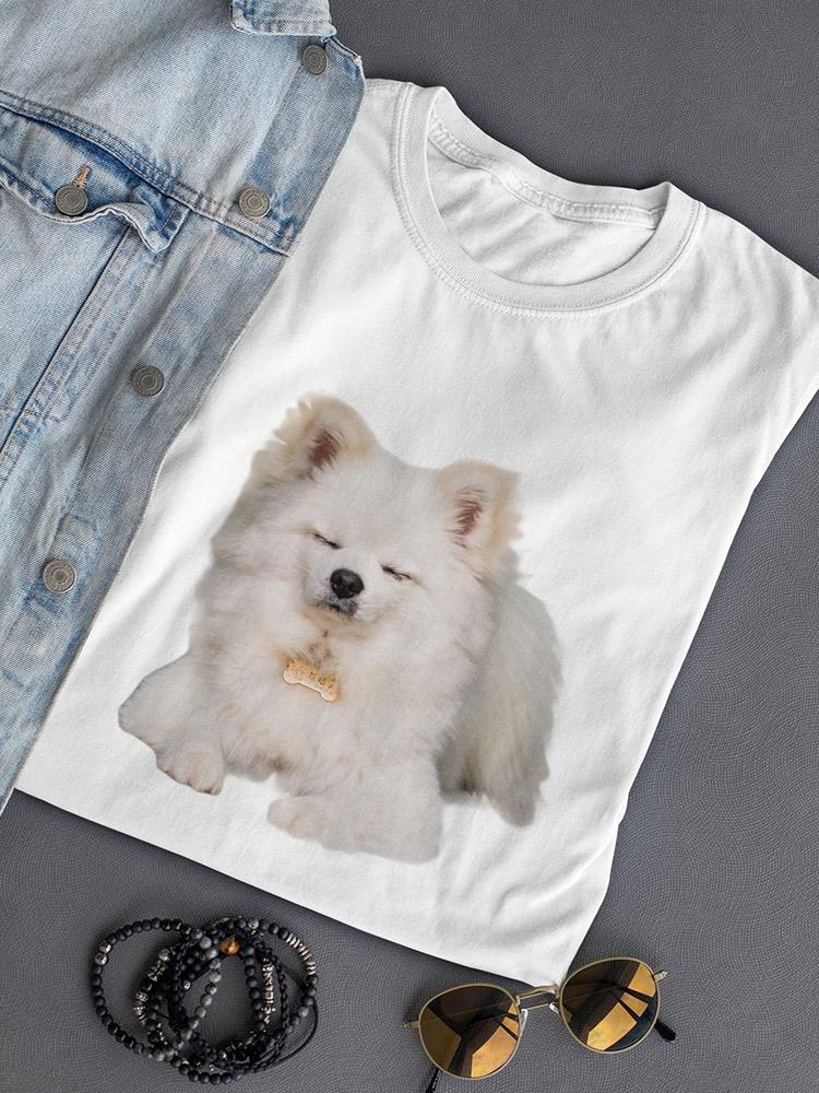 Pomeranian Dog Sitting T-shirt -SPIdeals Designs