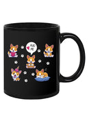 Cute Corgi Reactions Mug -SPIdeals Designs