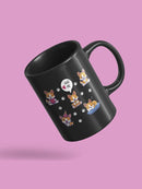 Cute Corgi Reactions Mug -SPIdeals Designs