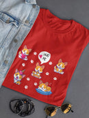Cute Corgi Reactions T-shirt -SPIdeals Designs