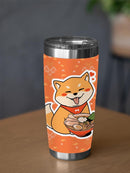 Cute Corgi With Ramen Tumbler -SPIdeals Designs